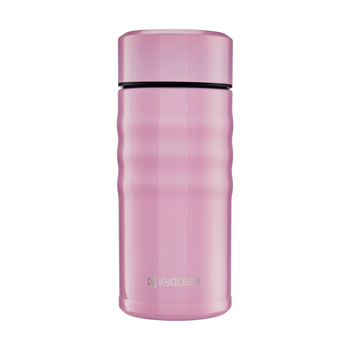 Picture of 12 oz Twist Top Ceramic Insulated Travel Mug - Cotton Candy Pink