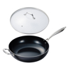 Picture of 12.5" Ceramic Nonstick wok with Tempered-Glass Lid