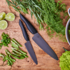 Picture of INNOVATIONblack® 2-Piece Ceramic Kitchen Knife Set - 6" Chefs and 4.5" Utility