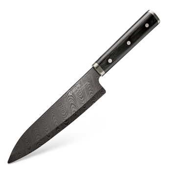 Picture of Premier 7" Ceramic Chef's Knife - Etched HIP Blade with Riveted Wood Handle