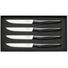 Picture of 4-Piece Micro-Serrated Ceramic Steak Knife Set - Black/White