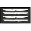 Picture of 4-Piece Micro-Serrated Ceramic Steak Knife Set - White