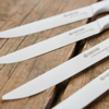 Picture of 4-Piece Micro-Serrated Ceramic Steak Knife Set - White