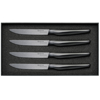 Picture of 4-Piece Micro-Serrated Ceramic Steak Knife Set - Black