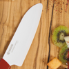 Picture of Revolution 2 Piece Ceramic Knife Set - Red/White 5.5" Santoku and 4.5" Utility