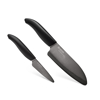 Picture of Revolution 2 Piece Ceramic Knife Gift Set - Black 5.5" Santoku and 3" Paring