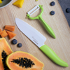 Picture of 5.5" Ceramic Santoku Knife and Ceramic Y Peeler Set