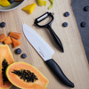 Picture of 5.5" Ceramic Santoku Knife and Ceramic Y Peeler Set