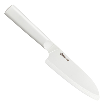 Picture of INNOVATIONwhite™   5.5" Ceramic Santoku Knife - White Z212 Blade with Non-Slip White Handle