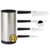 Picture of 5-Piece INNOVATIONwhite™ Stainless Steel Block Set with 4 Knives (7", 5.5",4.5", 3") 