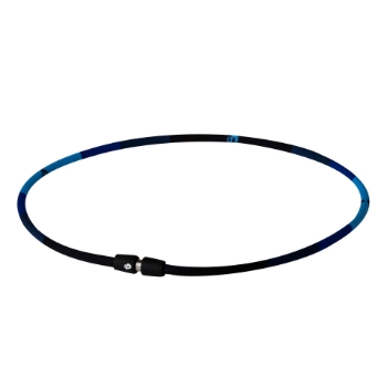 Picture of Titanium Necklace Shader-Blue/Black- 2 Sizes